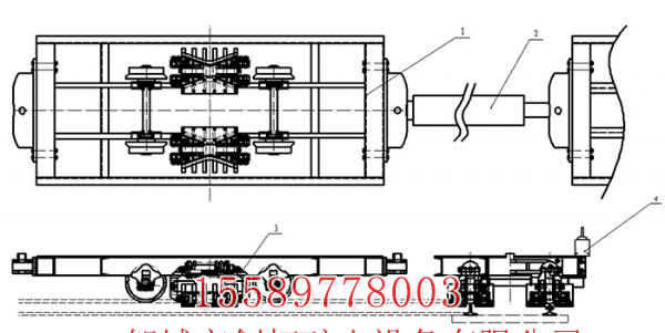 czp型夾軌式自移式設(shè)備列車(chē)2